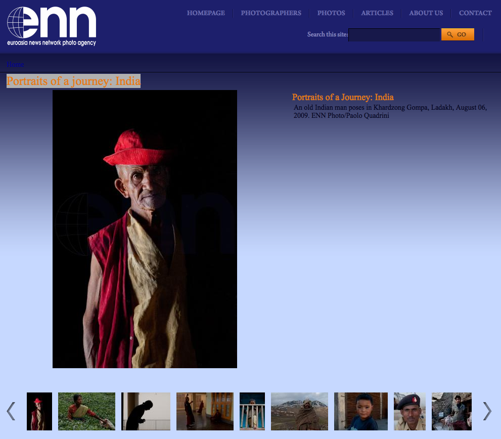 Ennphoto.com – Portraits of a journey: India